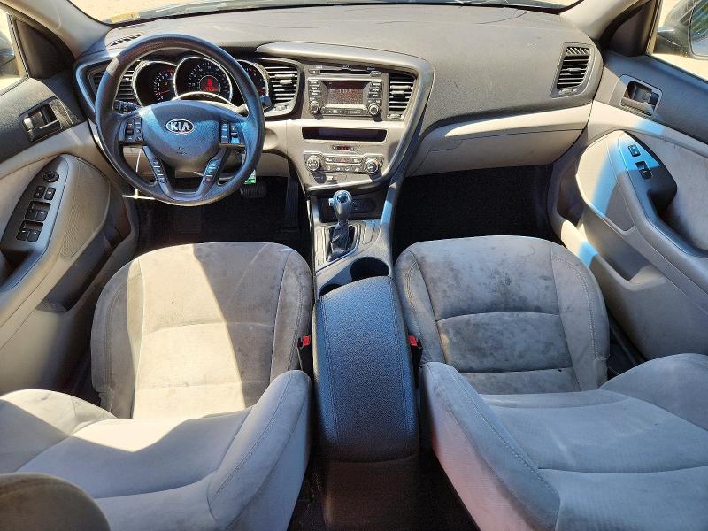 2013 Kia Optima VIN 5XXGM4A73DG164966 COPART salvage auction — FRONT END, Va - Cert Of Title - Salvage, sold $100 on 2026-07-28 (photo 8)