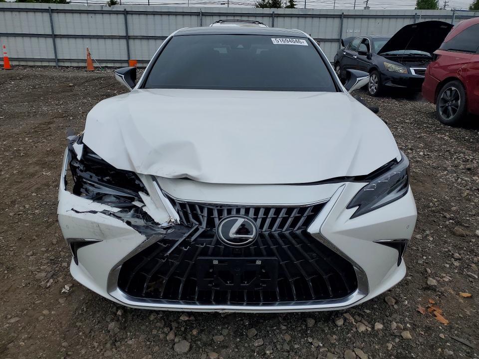 2025 Lexus ES VIN 58AFZ1B1XSU185251 COPART salvage auction — FRONT END, Md - Cert Of Salvage > 75% Damage, sold $26,500 on 2026-07-27 (photo 5)