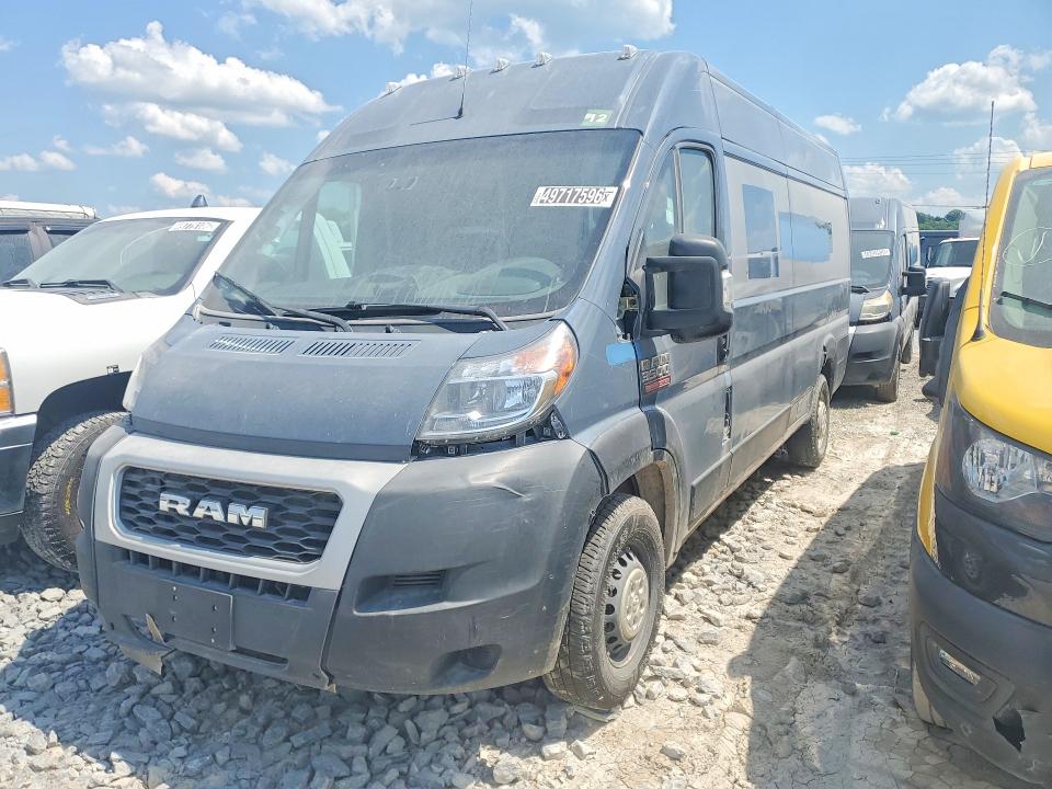 2021 Ram Promaster VIN 3C6FRVJG7ME503232 COPART salvage auction — SIDE, CT, sold $3,700 on 2026-07-27 (photo 1)