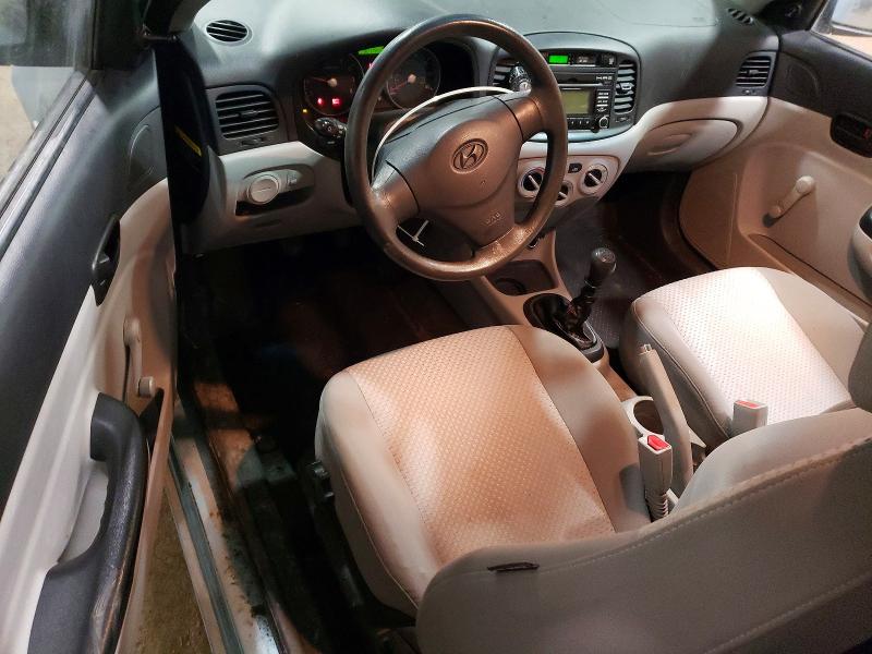 2009 Hyundai Accent VIN KMHCM36C59U130314 COPART salvage auction — FRONT END, Ak - Cert Of Veh Title-Reconstructe, sold $20 on 2026-07-21 (photo 8)