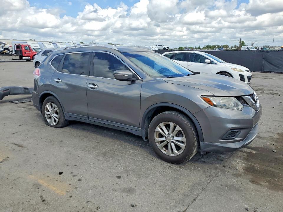 2015 Nissan Rogue VIN KNMAT2MT8FP516280 COPART salvage auction — REAR END, Fl - Cert Of Title Slvg Rebuildable, sold $1,050 on 2026-07-09 (photo 4)