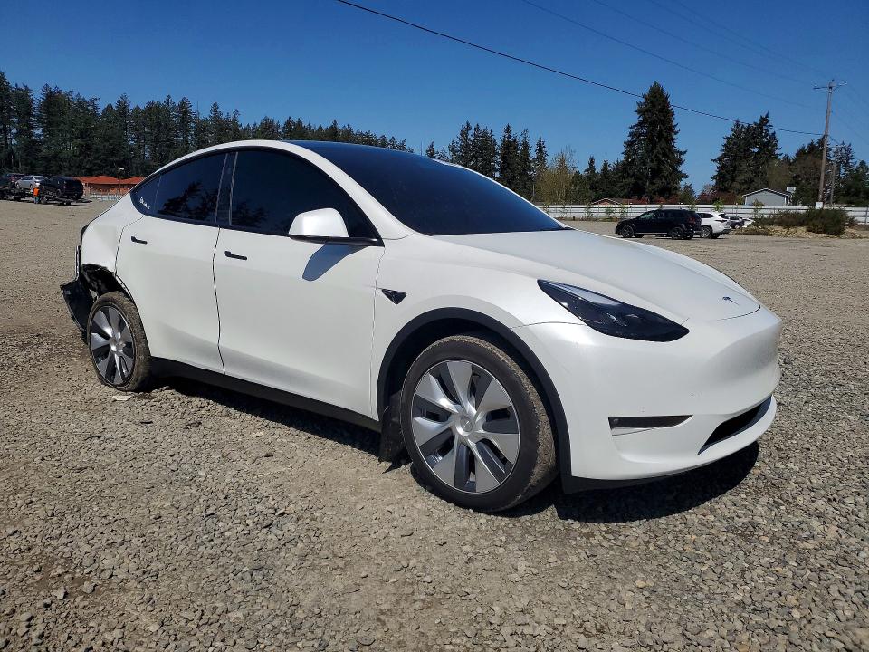 2024 Tesla Model y VIN 7SAYGAEE0RF986107 COPART salvage auction — REAR END, Wa - Bill Of Sale, sold $13,200 on 2026-07-02 (photo 4)