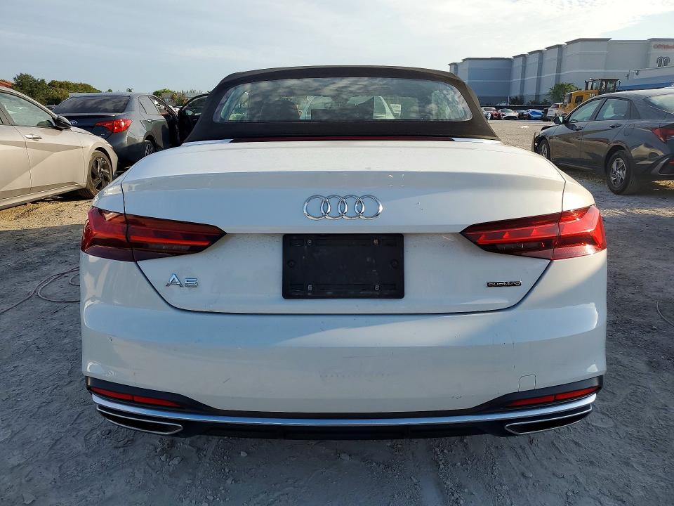 2022 Audi A5 VIN WAU2AGF59NN006050 COPART salvage auction — FRONT END, Id - Salvage Certificate Of Title, sold $7,000 on 2026-07-17 (photo 6)
