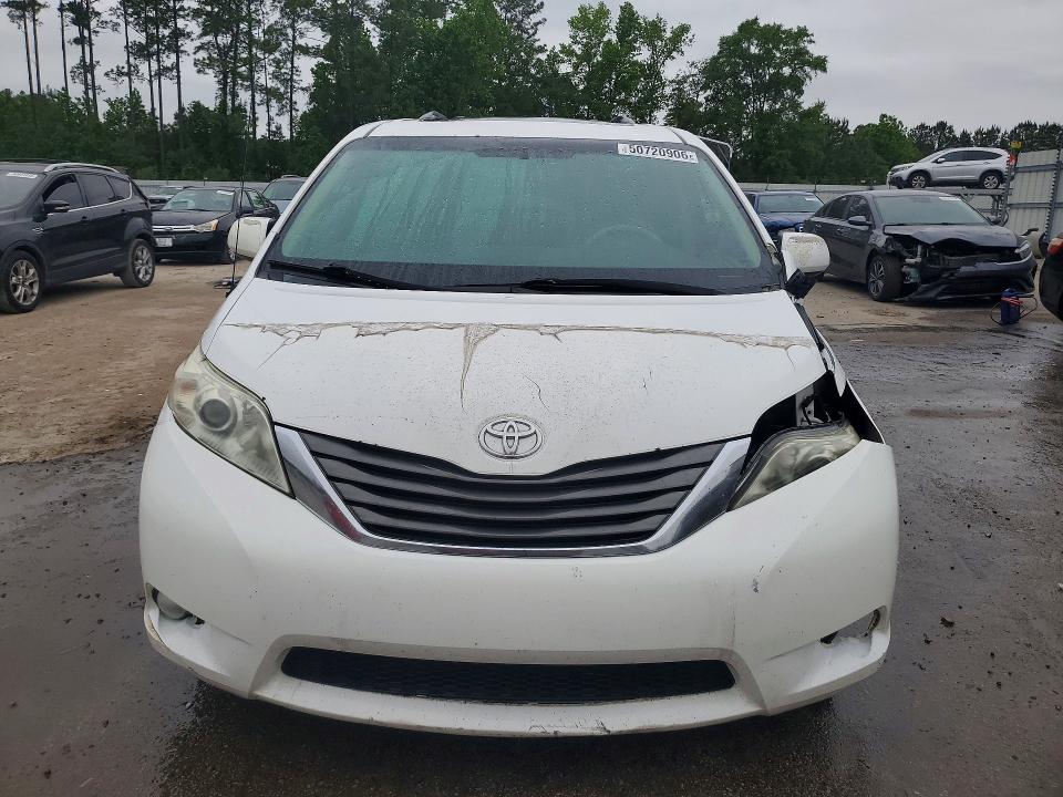 2014 Toyota Sienna VIN 5TDYK3DC4ES503182 COPART salvage auction — FRONT END, Sc - Cert Of Title-Salvage, sold $1,200 on 2026-07-06 (photo 5)