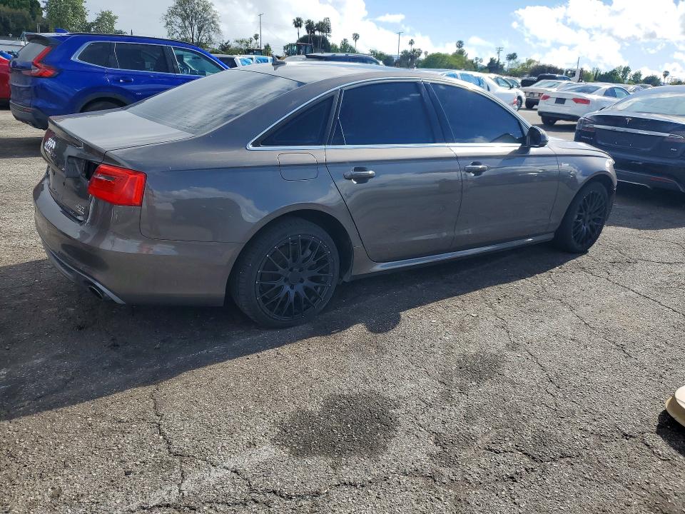 2014 Audi A6 VIN WAUHGAFC0EN074371 COPART salvage auction — FRONT END, Ca - Dis/Dlr/Exp Only Clean Title (P), sold $425 on 2026-07-24 (photo 3)