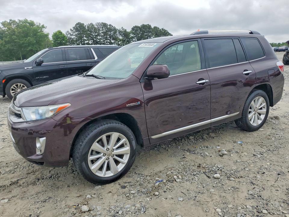 2011 Toyota Highlander hybrid VIN JTEDC3EH1B2003825 COPART salvage auction — MINOR DENT/SCRATCHES, Ga - Certificate Of Title, sold $3,350 on 2026-07-09 (photo 1)