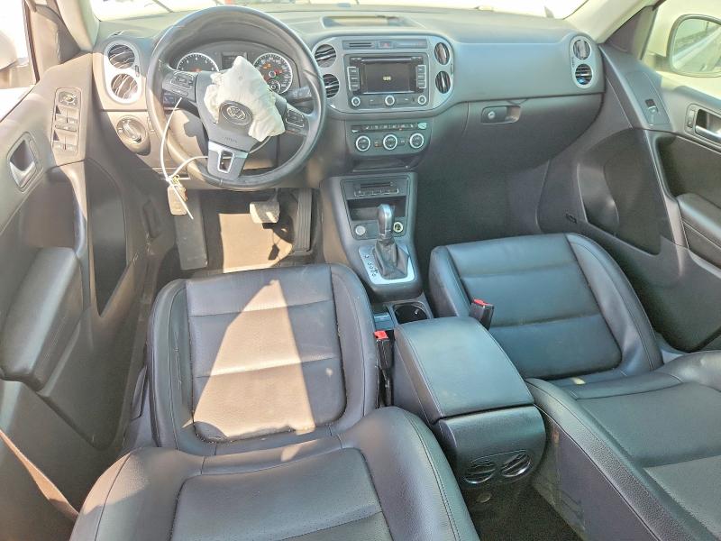 2015 Volkswagen Tiguan VIN WVGAV7AXXFW507709 COPART salvage auction — FRONT END, Tx - Salvage Vehicle Title, sold $150 on 2026-07-28 (photo 8)