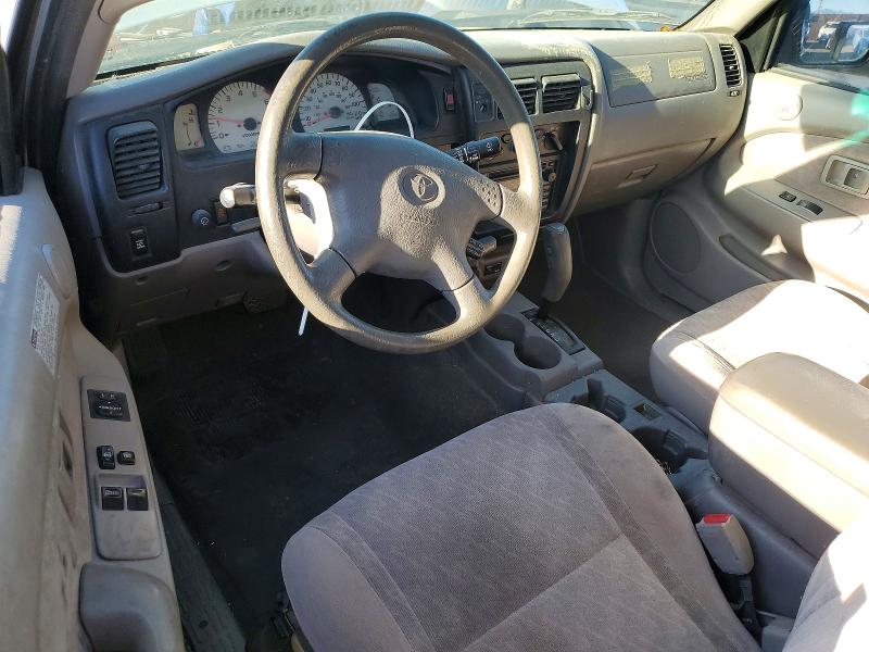 2002 Toyota Tacoma VIN 5TESN92N72Z115981 COPART salvage auction — FRONT END, Nv - Salvage Title, sold $2,700 on 2026-07-13 (photo 8)