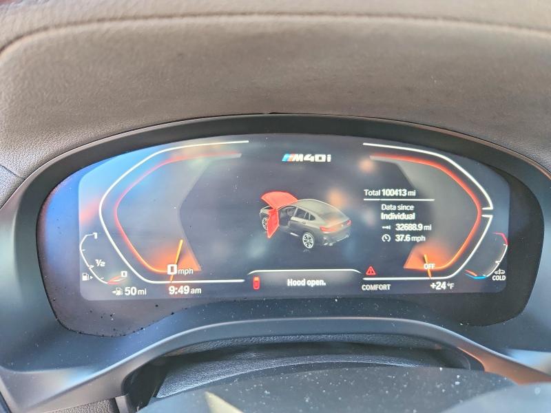 2023 BMW X4 VIN 5UX43DT09P9R39485 COPART salvage auction — MINOR DENT/SCRATCHES, Oh - Dealer Only Clean Title (P), sold $32,000 on 2026-07-29 (photo 9)