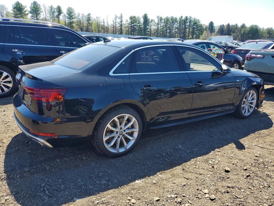 2019 Audi A4 VIN WAUENAF46KN001695 COPART salvage auction — FRONT END, Md - Cert Of Salvage > 75% Damage, sold $8,200 on 2026-07-27 (photo 3)