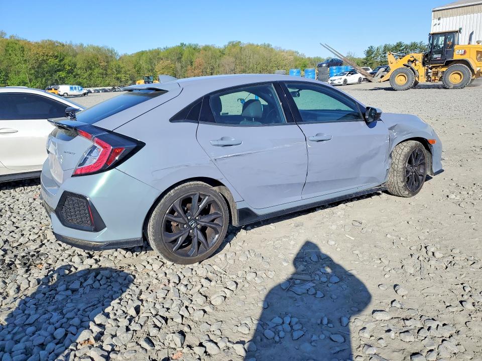 2019 Honda Civic VIN SHHFK7G45KU225166 COPART salvage auction — SIDE, Nj - Cert Of Title-Salvage, sold $5,600 on 2026-07-27 (photo 3)