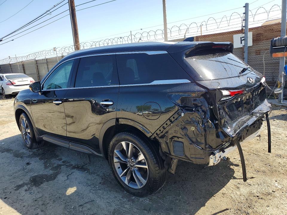 2024 Infiniti Qx60 VIN 5N1DL1FR9RC350867 COPART salvage auction — REAR END, Salvage Title, sold $9,100 on 2026-07-20 (photo 2)