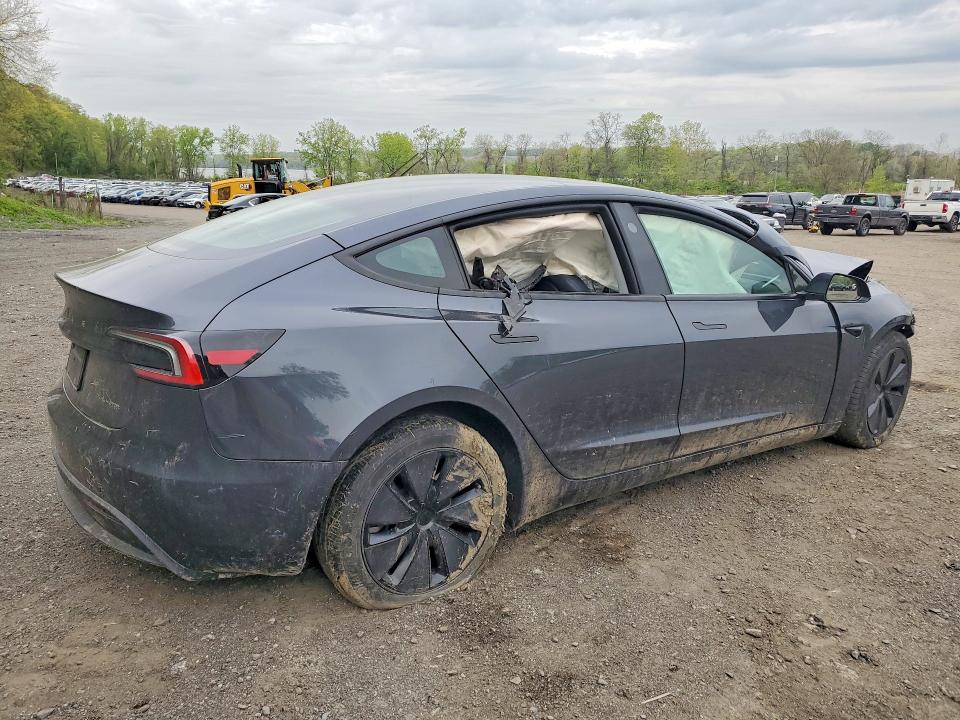 2025 Tesla Model 3 VIN 5YJ3E1EB2SF900529 COPART salvage auction — FRONT END, Salvage Title, sold $7,400 on 2026-07-14 (photo 3)