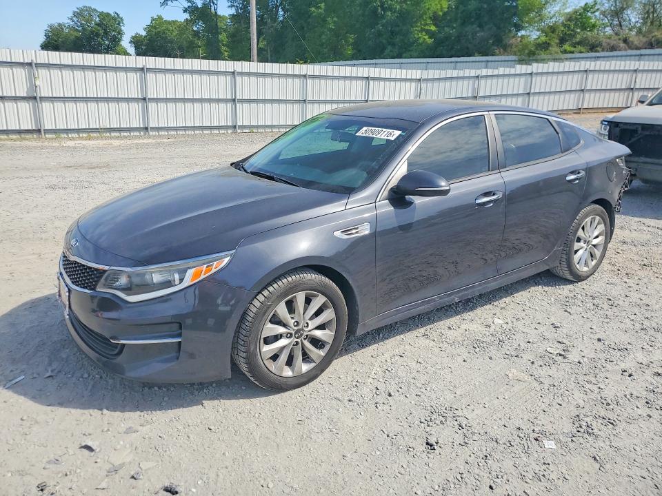 2017 Kia Optima VIN 5XXGT4L38HG162424 COPART salvage auction — REAR END, Nc - Salvage Certificate Of Title, sold $2,350 on 2026-07-22 (photo 1)