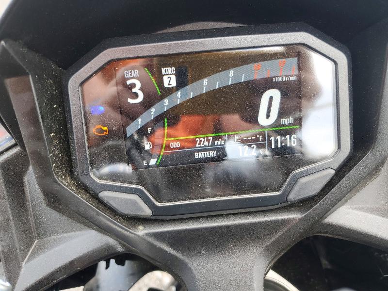 2025 Kawasaki Ex VIN ML5EXER19SDAF6646 COPART salvage auction — FRONT END, Fl - Cert Of Title Slvg Rebuildable, sold $550 on 2026-07-16 (photo 7)