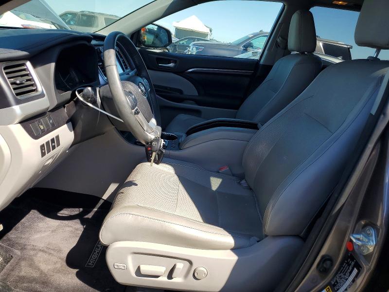 2015 Toyota Highlander VIN 5TDYKRFH1FS072197 COPART salvage auction — FRONT END, Ca - Salvage Certificate, sold $7,700 on 2026-07-09 (photo 7)