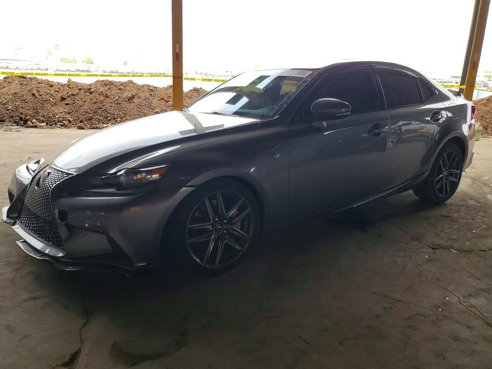2015 Lexus Is VIN JTHBE1D23F5019504 COPART salvage auction — FRONT END, Az - Cert Of Title - Salvage, sold $6,100 on 2026-07-06 (photo 1)