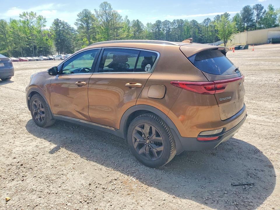 2020 Kia Sportage VIN KNDP63AC3L7684187 COPART salvage auction — FRONT END, Nc - Salvage Certificate Of Title, sold $3,200 on 2026-07-31 (photo 2)