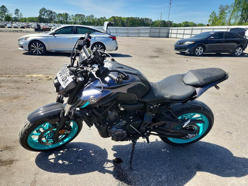 2024 Yamaha Mt07 VIN JYARM32E7RA010453 COPART salvage auction — ALL OVER, Nc - Salvage Certificate Of Title, sold $3,150 on 2026-07-23 (photo 3)