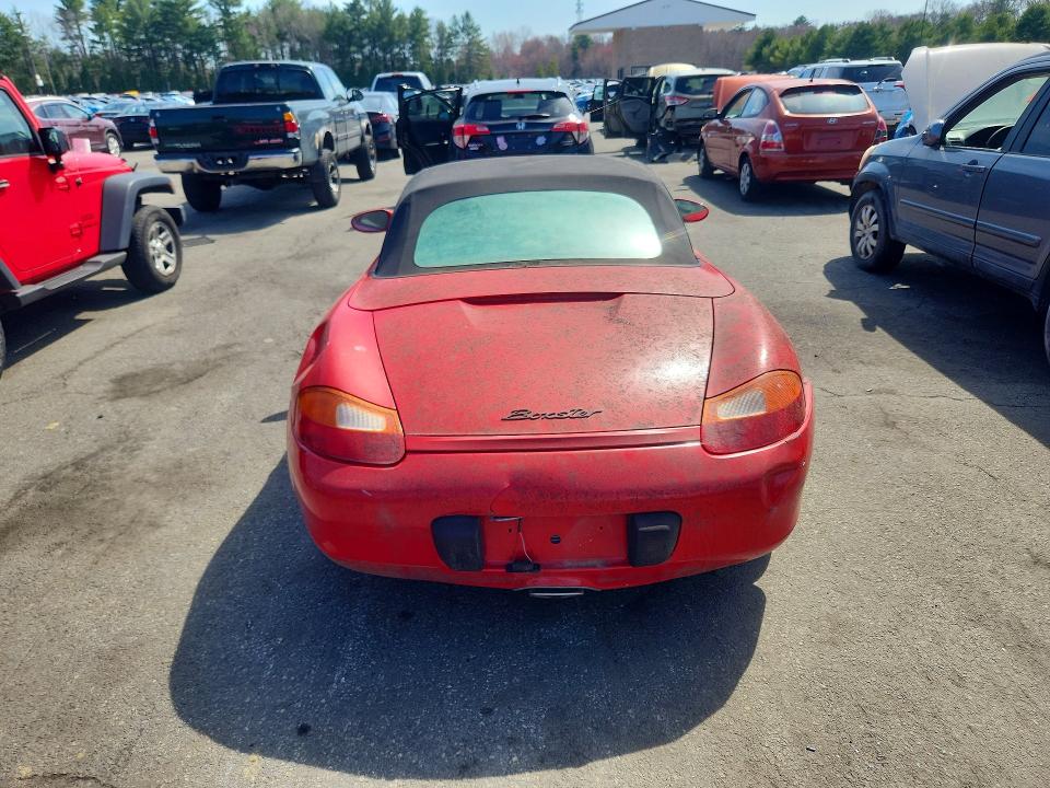 1998 Porsche Boxster VIN WP0CA2985WU624540 COPART salvage auction — REAR END, CO - BILL OF SALE-PARTS ONLY, sold $775 on 2026-07-16 (photo 6)