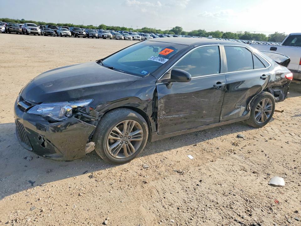 2016 Toyota Camry VIN 4T1BF1FK4GU201906 COPART salvage auction — REAR END, Tx - Salvage Vehicle Title, sold $1,650 on 2026-07-02 (photo 1)