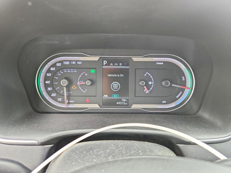 2022 Hyundai Tucson VIN KM8JBCA14NU012686 COPART salvage auction — FRONT END, Ar - Cert Of Title-Salvage, sold $800 on 2026-07-27 (photo 9)