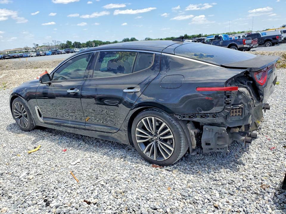 2018 Kia Stinger VIN KNAE25LA5J6017504 COPART salvage auction — REAR END, Fl - Cert Of Title Slvg Rebuildable, sold $2,250 on 2026-07-10 (photo 2)