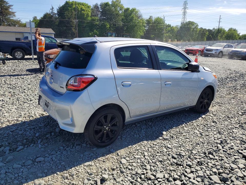 2022 Mitsubishi Mirage VIN ML32AWHJ4NH000889 COPART salvage auction — FRONT END, NC - SALVAGE CERTIFICATE OF TITLE, sold $2,000 on 2026-07-29 (photo 3)