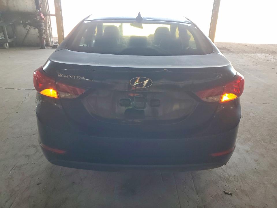 2016 Hyundai Elantra VIN KMHDH4AE3GU474986 COPART salvage auction — FRONT END, Id - Salvage Certificate Of Title, sold $1,350 on 2026-07-20 (photo 6)