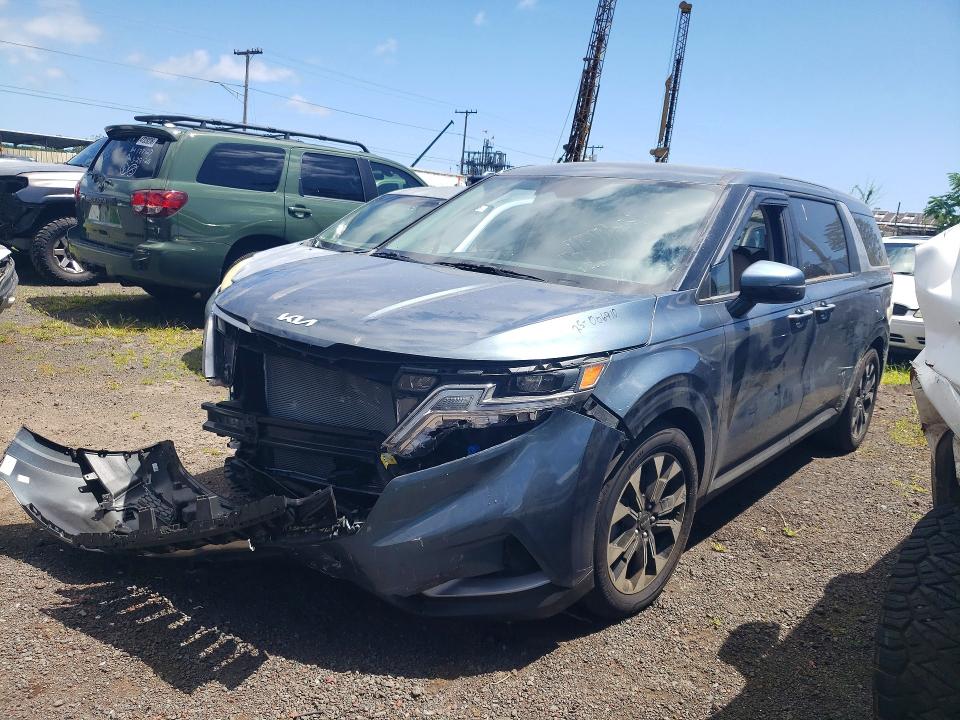 2024 Kia Carnival VIN KNDNC5H31R6386589 COPART salvage auction — FRONT END, Hi - Certificate Of Salvage, sold $5,800 on 2026-07-20 (photo 1)