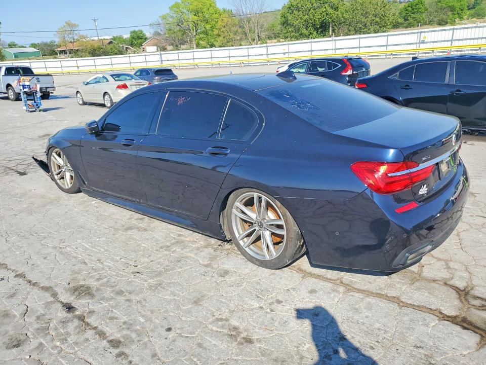 2017 BMW 7 series VIN WBA7F2C52HG421718 COPART salvage auction — FRONT END, Tn - Certificate Of Title (P), sold $3,050 on 2026-07-06 (photo 2)