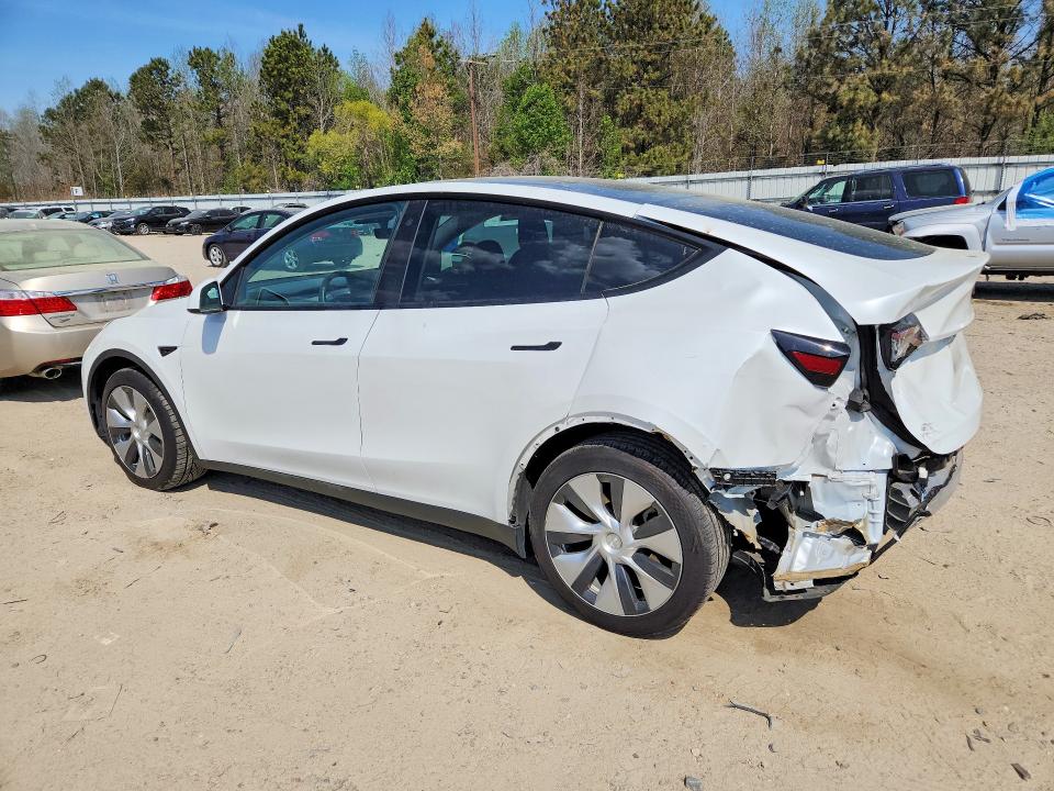 2023 Tesla VIN 7SAYGAEE6PF599137 COPART salvage auction — REAR END, Va - Cert Of Title - Salvage, sold $5,500 on 2026-07-28 (photo 2)