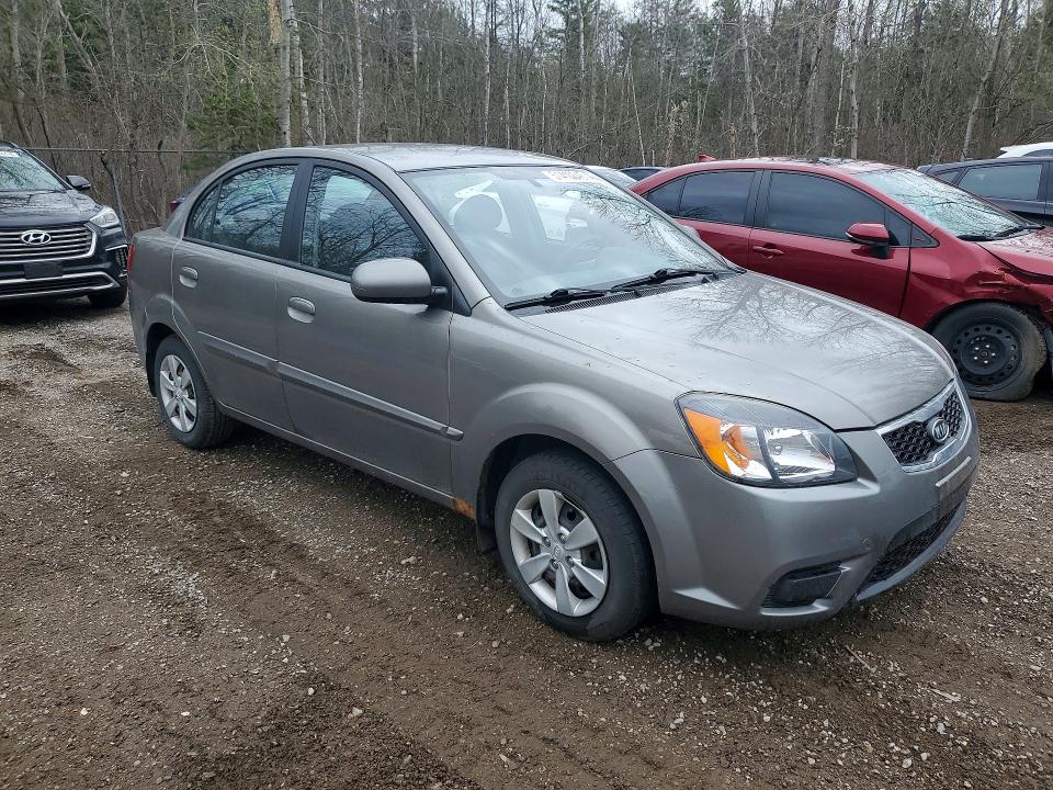 2010 Kia Rio VIN KNADH4B35A6622730 COPART salvage auction — SIDE, ON - PERMIT NO BRAND - UNFIT, sold $200 on 2026-07-28 (photo 4)