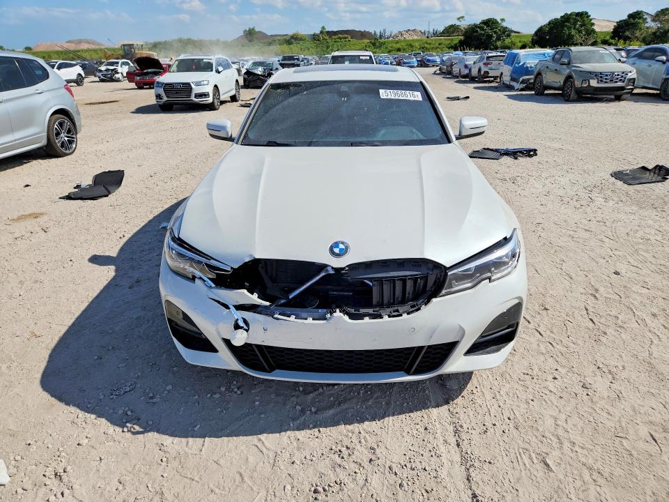 2021 BMW 3er VIN 3MW5R1J02M8C18207 COPART salvage auction — FRONT END, Fl - Cert Of Title Slvg Rebuildable, sold $15,400 on 2026-07-09 (photo 5)
