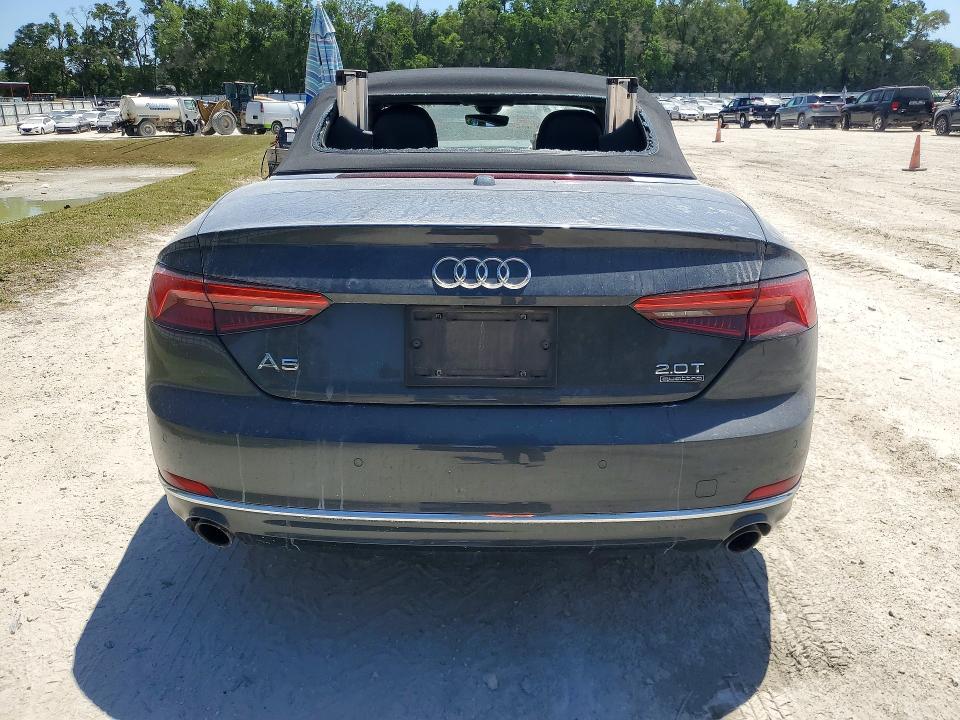 2018 Audi A5 VIN WAUYNGF51JN001286 COPART salvage auction — FRONT END, Fl - Cert Of Title Slvg Rebuildable, sold $1,550 on 2026-07-26 (photo 6)
