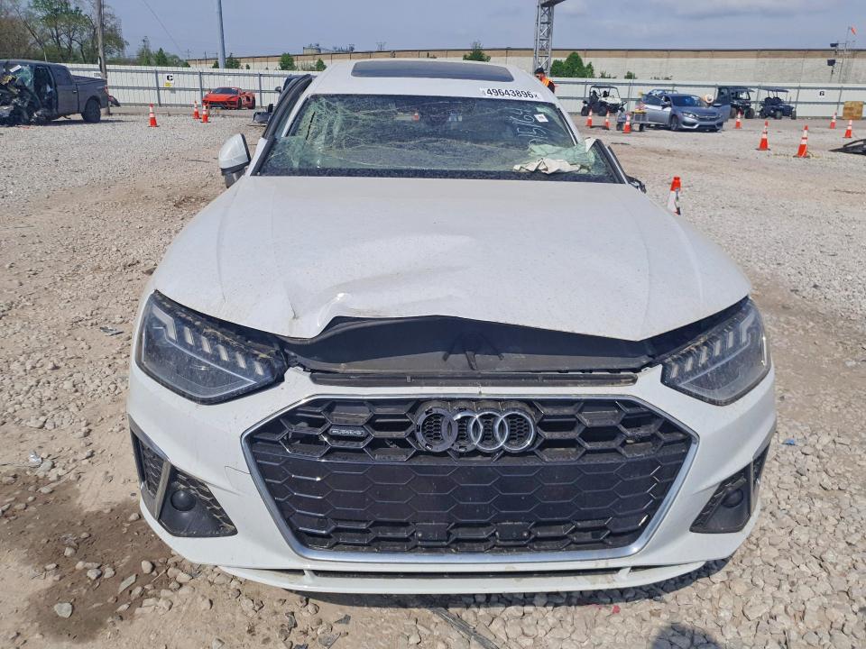 2022 Audi A4 VIN WAUEAAF41NN015164 COPART salvage auction — SIDE, Ky - Cert Of Title-Salvage, sold $4,350 on 2026-07-10 (photo 5)