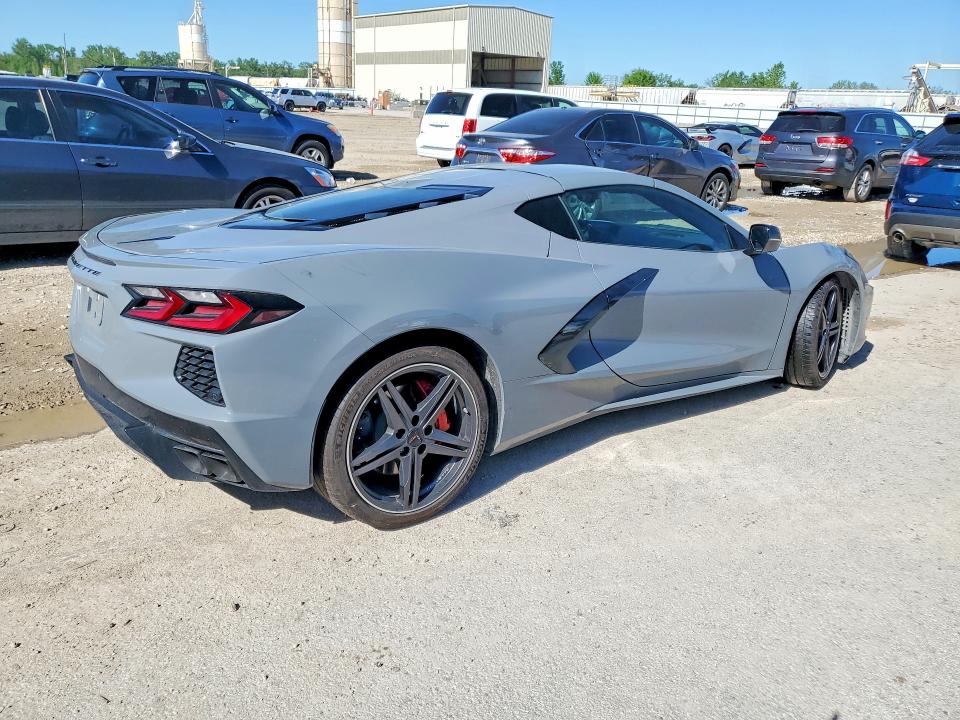 2025 Chevrolet Corvette VIN 1G1YB2D40S5102175 COPART salvage auction — SIDE, Mo - Salvage Certificate Of Title, sold $41,000 on 2026-07-07 (photo 3)
