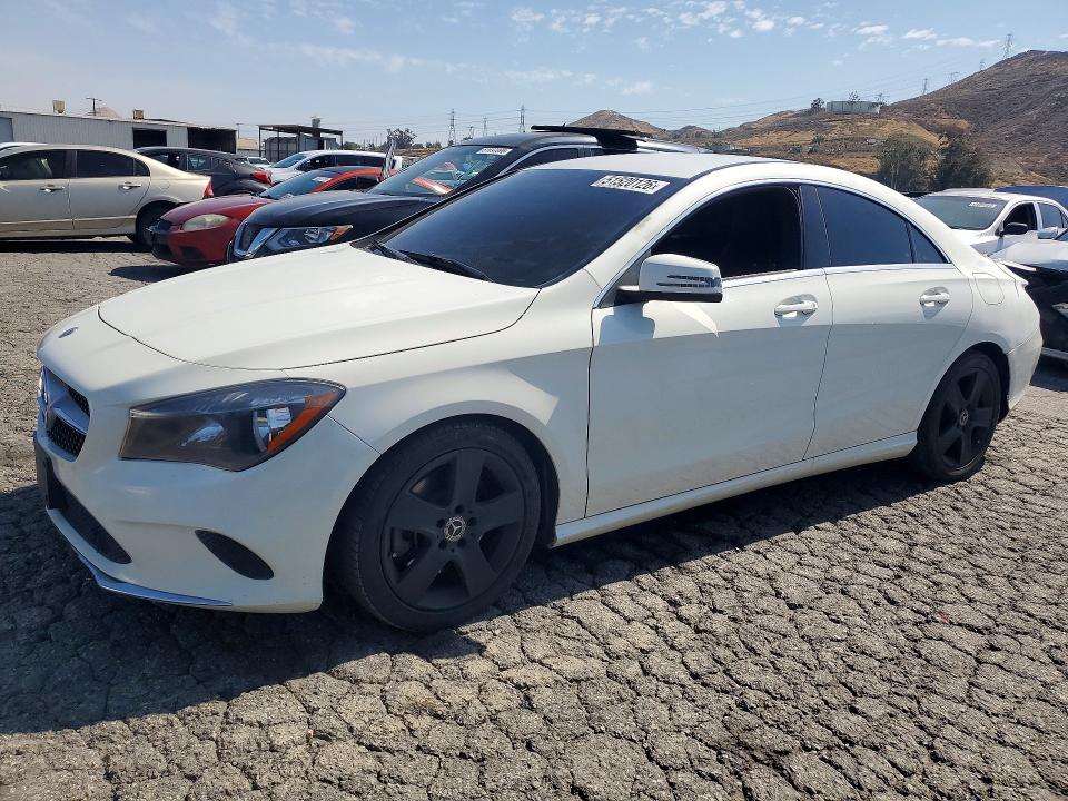 2018 Mercedes-benz Cla-klasse VIN WDDSJ4EB5JN611806 COPART salvage auction — REAR END, CA - SALVAGE CERTIFICATE, sold $5,700 on 2026-08-13 (photo 1)
