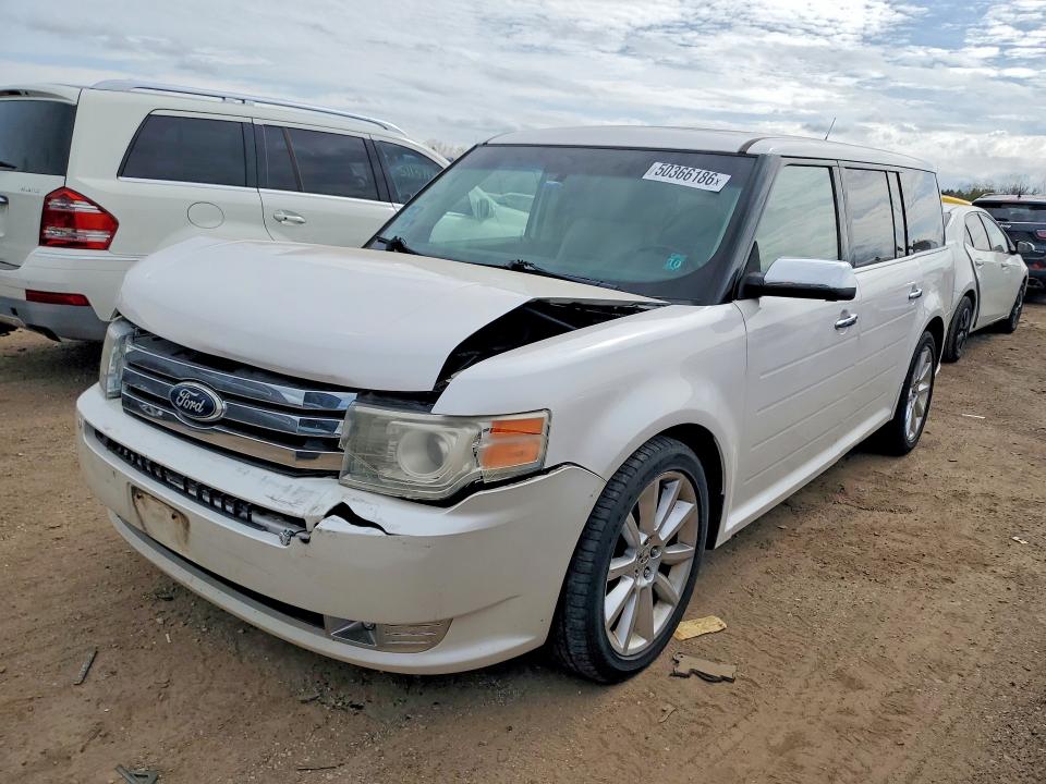 2011 Ford Flex VIN 2FMHK6DT9BBD16143 COPART salvage auction — FRONT END, Il - Salvage Certificate, sold $425 on 2026-07-09 (photo 1)
