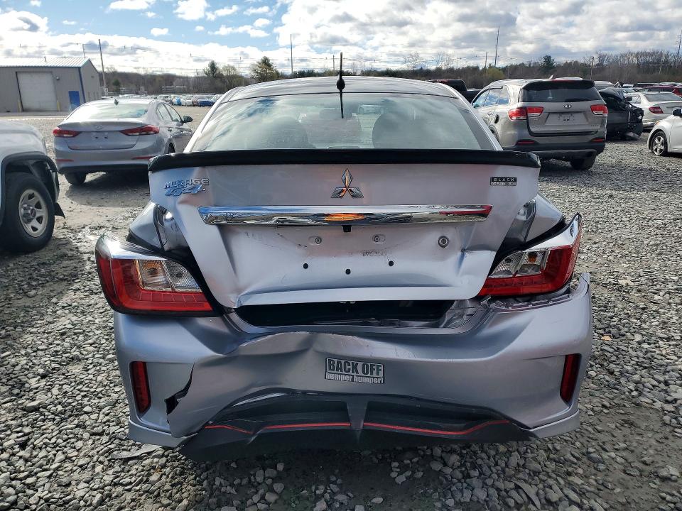 2024 Mitsubishi Mirage VIN ML32FUFJ2RHF03371 COPART salvage auction — REAR END, Salvage Title, sold $2,450 on 2026-07-17 (photo 6)