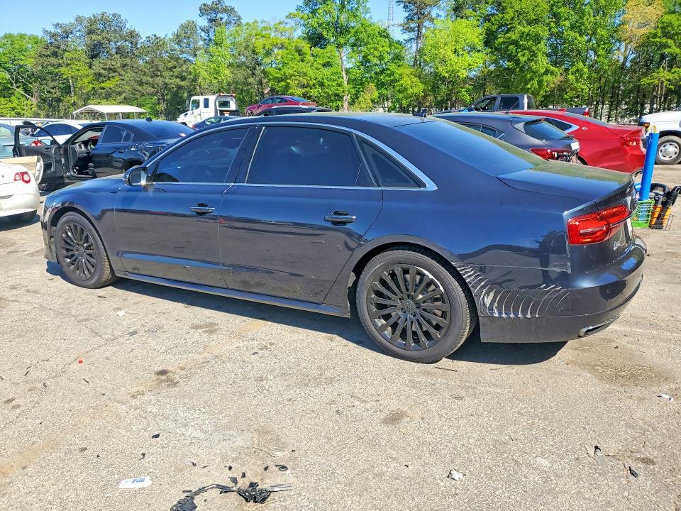 2017 Audi A8 VIN WAU44AFD0HN017897 COPART salvage auction — FRONT END, Ga - Cert Of Title-Salvage, sold $5,600 on 2026-07-10 (photo 2)