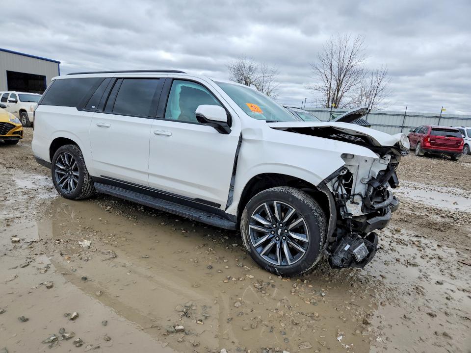 2021 Cadillac Escalade VIN 1GYS4NKL2MR346080 COPART salvage auction — FRONT END, Wi - Cert Of Title-Salvage Vehicle, sold $17,300 on 2026-07-27 (photo 4)