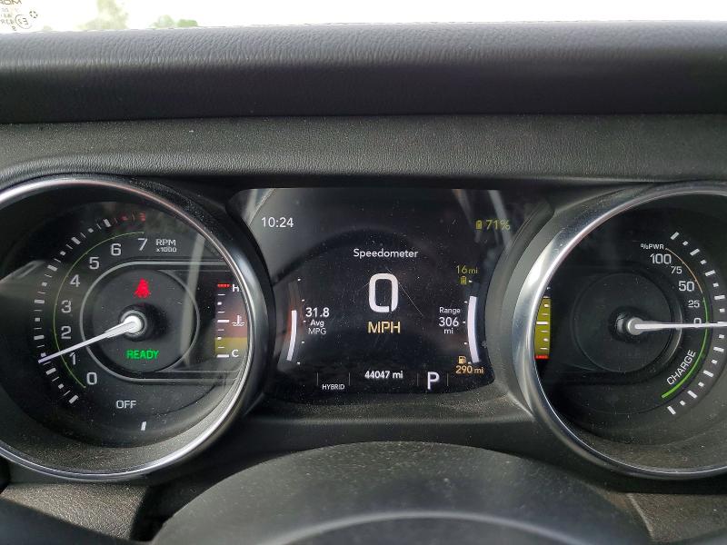2022 Jeep Wrangler unlimited VIN 1C4JJXP6XNW276002 COPART salvage auction — MINOR DENT/SCRATCHES, MO - CERTIFICATE OF TITLE, sold $20,000 on 2026-07-16 (photo 9)