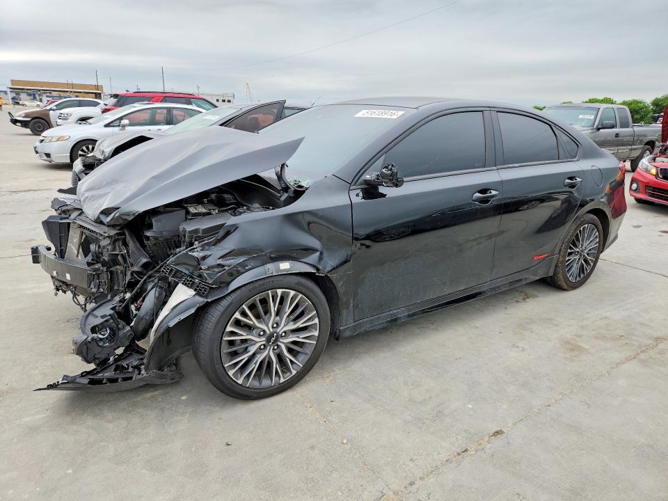 2022 Kia Forte VIN 3KPF54AD0NE489230 COPART salvage auction — FRONT END, TX, sold $1,750 on 2026-07-09 (photo 1)