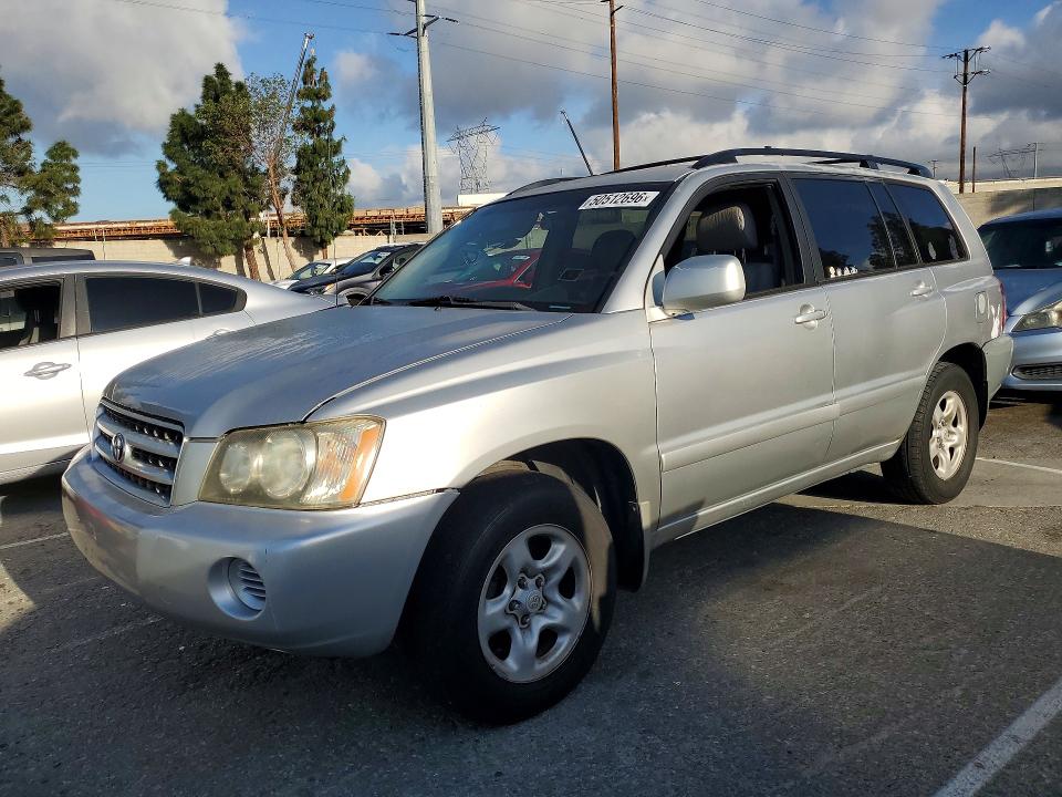2004 Toyota Highlander VIN JTEDD21A940099881 COPART salvage auction — MECHANICAL, ID - SALVAGE CERTIFICATE OF TITLE, sold $500 on 2026-07-14 (photo 1)