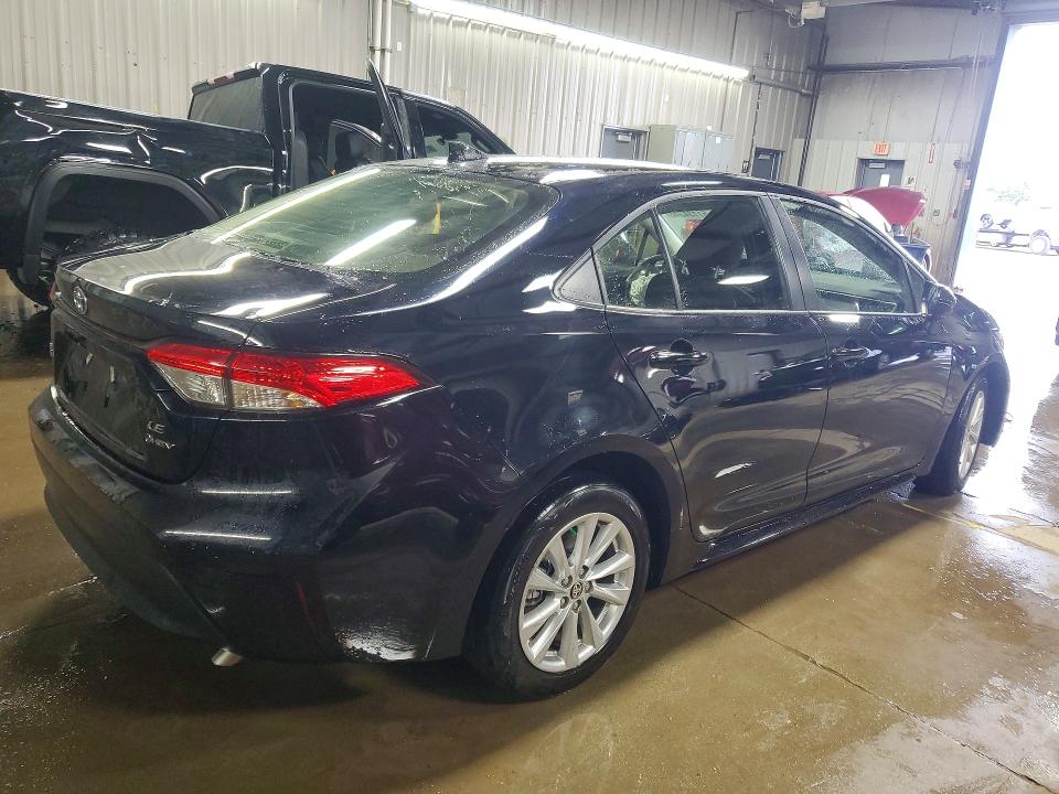 2025 Toyota Corolla VIN JTDBCMFE1S3088276 COPART salvage auction — FRONT END, Il - Salvage Certificate, sold $7,100 on 2026-07-21 (photo 3)