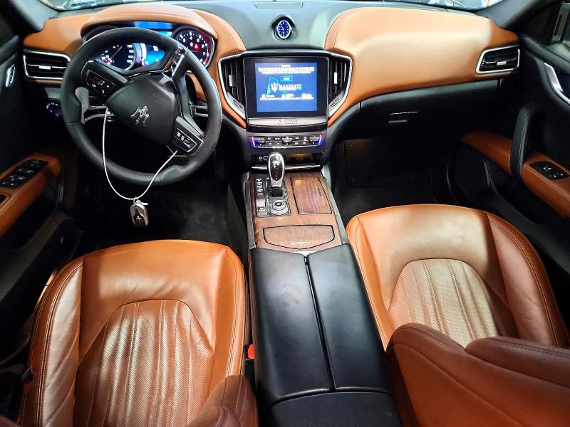 2017 Maserati Ghibli VIN ZAM57RSL6H1221519 COPART salvage auction — FRONT END, Il - Salvage Certificate, sold $2,050 on 2026-07-27 (photo 8)