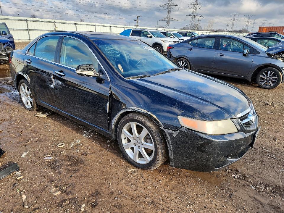 2005 Acura Tsx VIN JH4CL96895C017244 COPART salvage auction — SIDE, Il - Salvage Certificate, sold $525 on 2026-07-07 (photo 4)