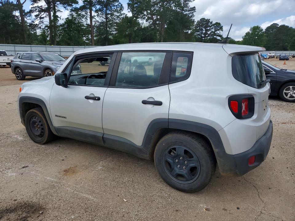 2019 Jeep Renegade VIN ZACNJAAB9KPK15475 COPART salvage auction — MECHANICAL, TX - BONDED TITLE - CLEAN, sold $775 on 2026-07-27 (photo 2)