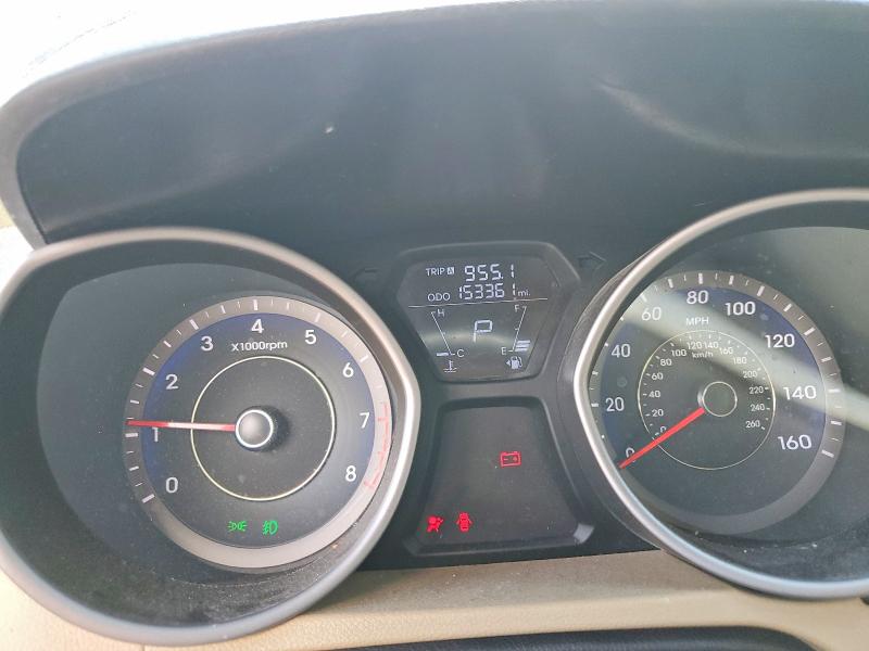 2013 Hyundai VIN KMHDH4AE3DU753432 COPART salvage auction — FRONT END, Md - Cert Of Salvage > 75% Damage, sold $550 on 2026-07-28 (photo 9)